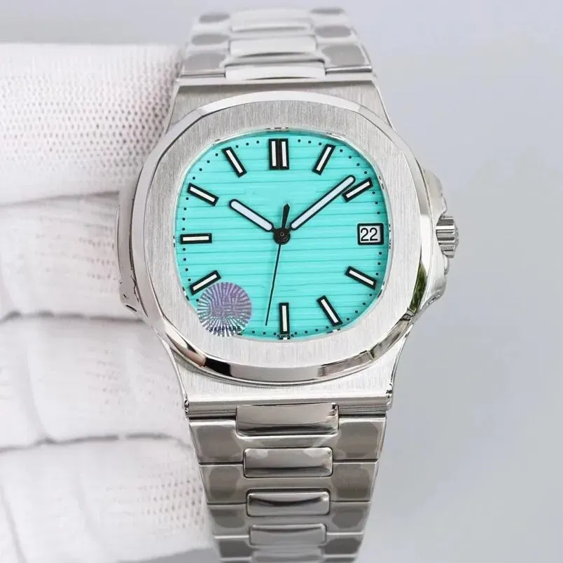 Mens Watch Designer High Quality 40mm 5711 Boutique Steel Strap Designer Watches for Men Wholesale Watch Gift Diamond