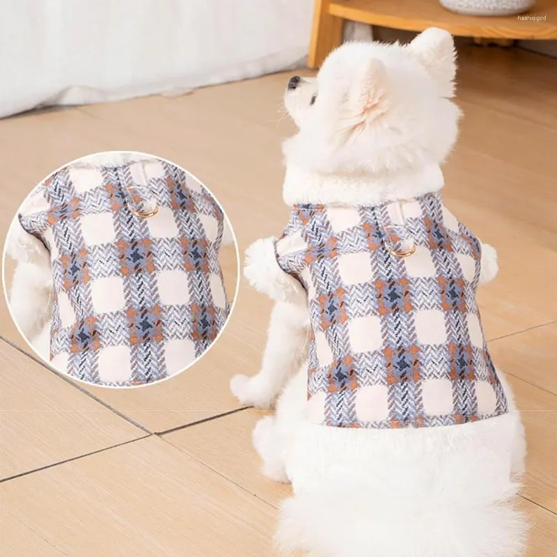 Abbigliamento per cani Vestiti Super Warm Plus Velluto Can Traction Vest Per Small Medium Large Teddy Puppy Cat Coat Accessori per animali domestici