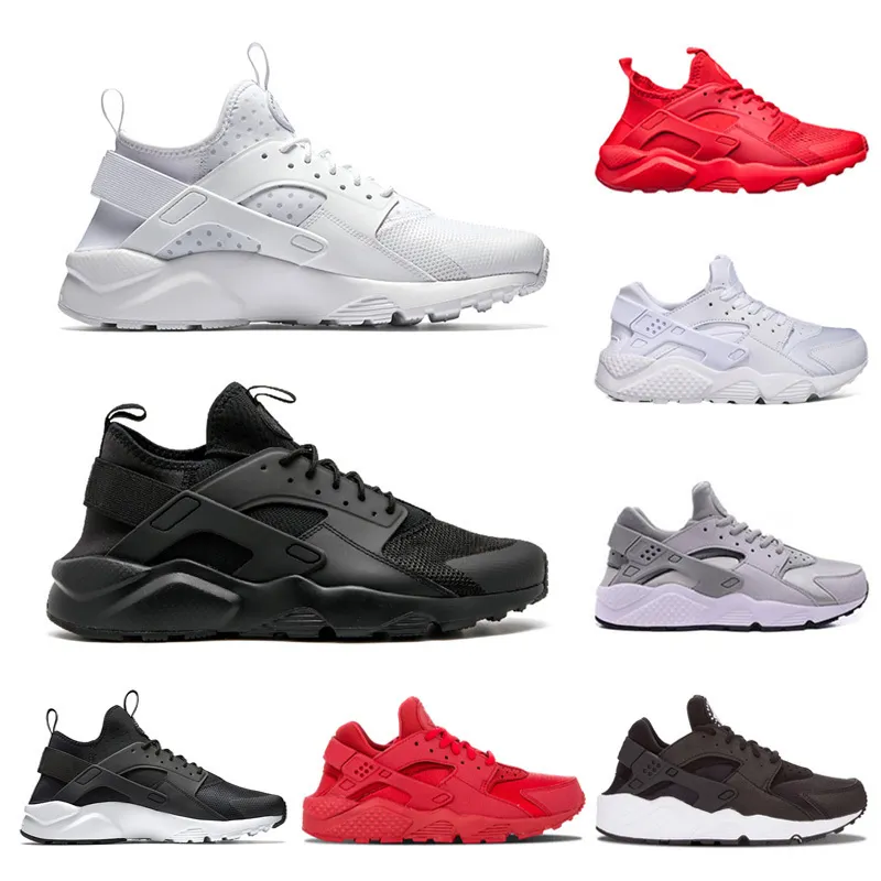 2023 Huarache Noir Chaussures de course Hommes Femmes Arrivée Tout Blanc Rouge Violet Casual Hommes Femmes Baskets Sports de plein air professionnel