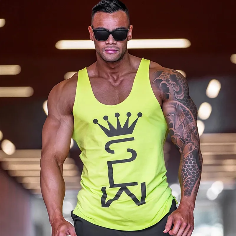 Men s tank tops 2023 fitness tight väst träning muskel skräddarsydd skjorta ärmlös m xxl 230721