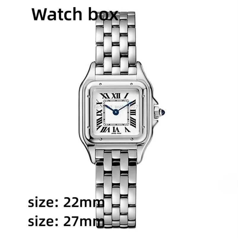 Femmes élégantes et élégantes montre 22mm27mm classique or rose femmes mode neutre décontracté blanc trompette acier bande montre quartz move242c