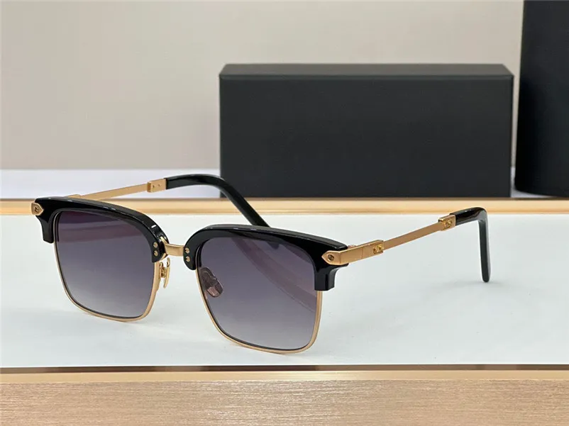 Novo design de moda óculos de sol quadrados H023 requintado metal e armação de acetato estilo generoso óculos de proteção uv400 ao ar livre high-end