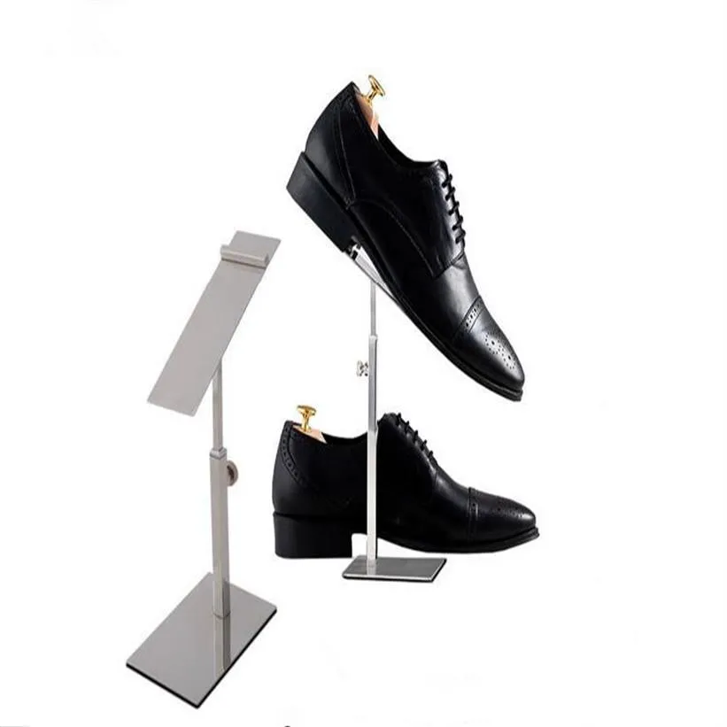 2pcs Многофункциональный сандалий Display Stand Women High Heels Display Rack 2017 Новая вращающаяся пленка Steansare Steel Men Display Display Ho299q