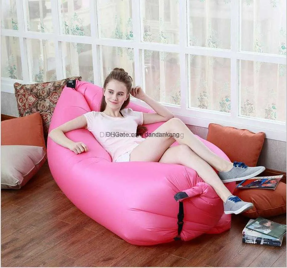  Laybag - Sofá hinchable con almohada hinchable al aire