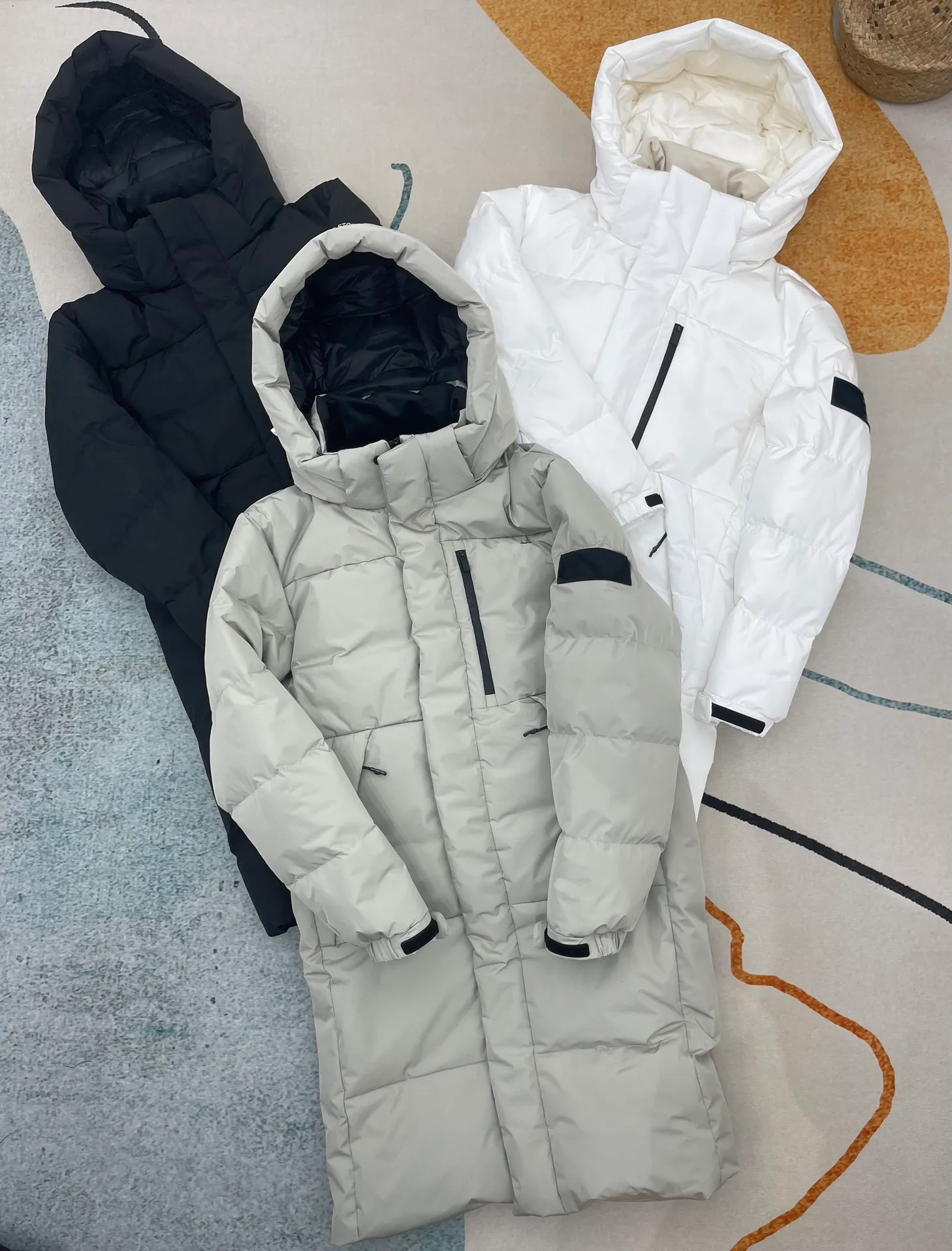 G Gussie Guuui Beste Quality Style Guxci beroemde Designer Luxe Dames Lang Down Jacket Cobranding Canada North Winter Hooded Coat Jackets Outdoor Men Clothing Winding
