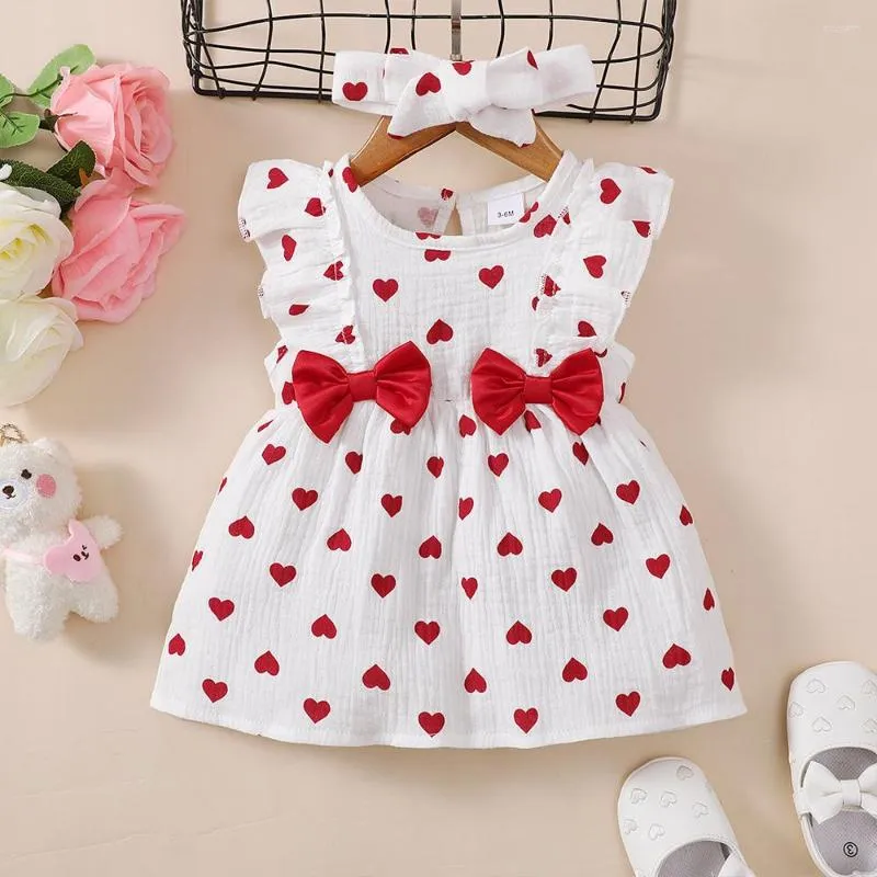 Abiti da ragazza Abiti estivi Abito da spiaggia per bambini Moda casual Carino Fiocco Fiore Principessa nata Abbigliamento Set Occasioni formali