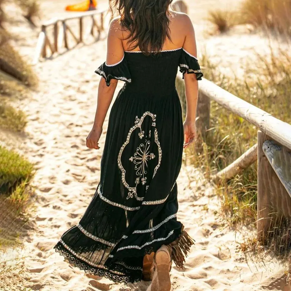 Spaghetti Westerns 🍝 Up for grabs🍓 Vintage 70s prairie dress • Tiki print  western style maxi dress in an ecru gauzy cotton blend fabric •… | Instagram