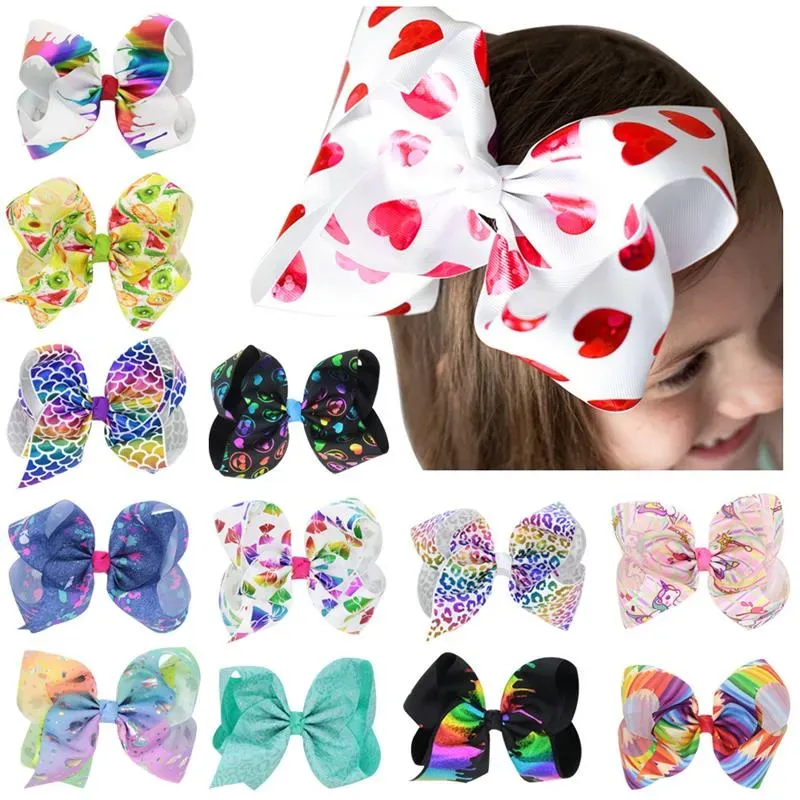 8 pouces Enfants Mignon Grand Arc Chaud Amour Arc Épingle À Cheveux Clip Enfants Adulte Barrettes Bébé Décoration AccessoiresZZ