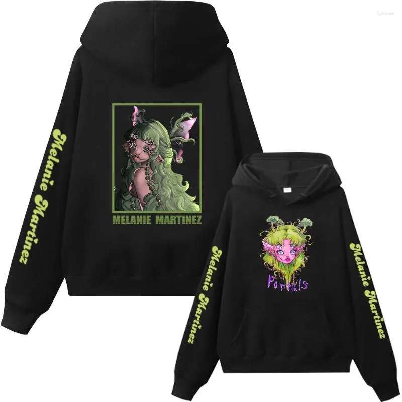 Męskie bluzy z kapturem Melanie Martinez Portale Mężczyźni Kobiety Bluza HARAJUKU ZAMKNIKA BLUSKI PULLOVER HIP HOP Odzież Hip Hop