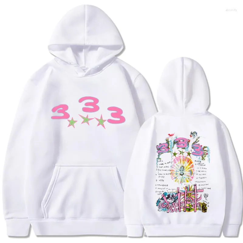 هوديز للرجال Trendy Bladee 333 Pattern Brand Printed Hoodie للجنسين الهيب هوب شارع الرياضة بيع أعلى 2023