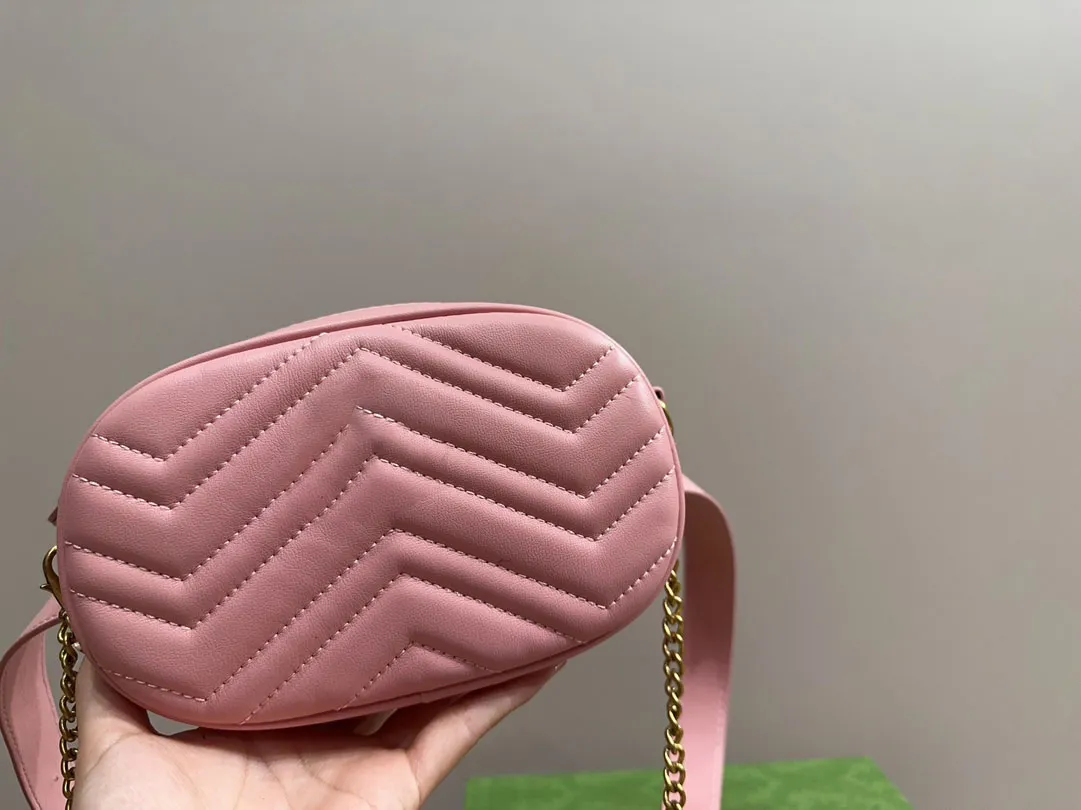 Mode ny handväska utsökta designer väska hög skönhet metall kedja väska utsökt en axel crossbody väska midjepåse