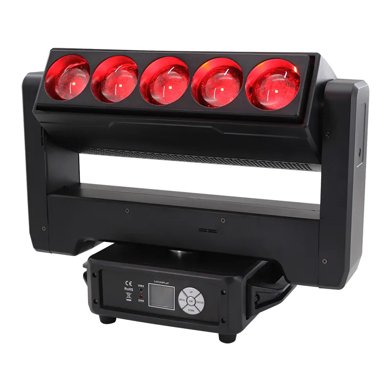 6pcs DJ infinite double side moving head led beam 5x60w 4in1 rgbw dmx pixel beam bar wash strobe LED moving head light