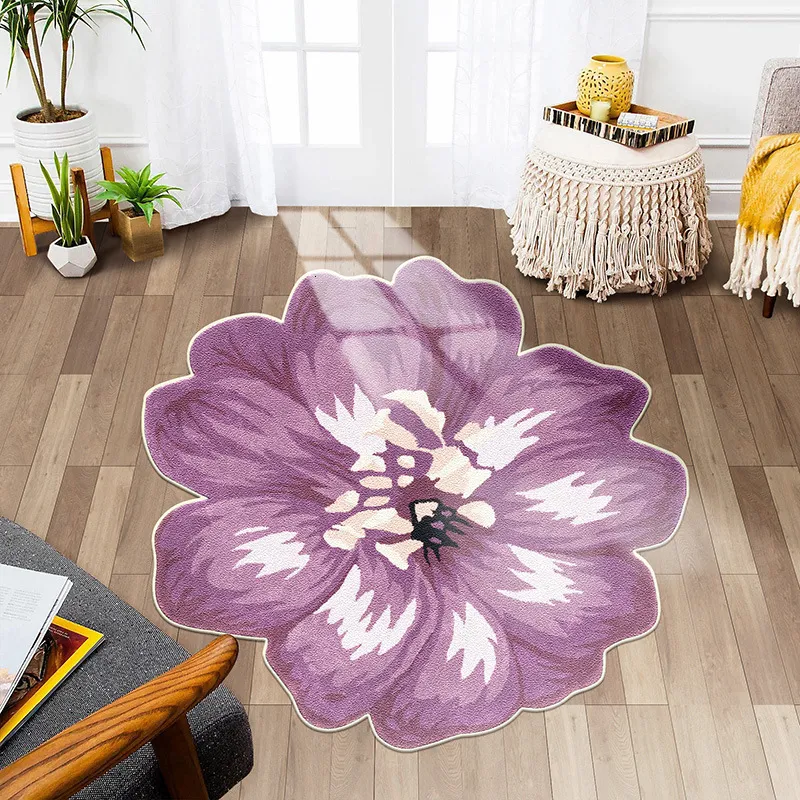 Blumen form Küchen matte Ins lange Teppiche Teppich für Wohnzimmer