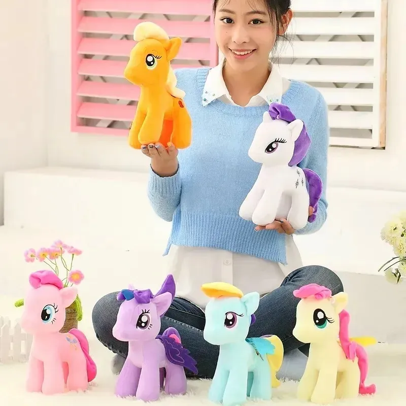 Jouets en peluche 25cm animaux en peluche Ma collection de jouets édition Envoyez des poneys Spike pour les enfants cadeaux de Noël