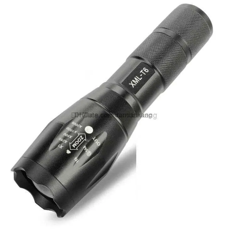 Tactical Flashlight XML T6 Ultra Bright Handheld LED Flashlight With