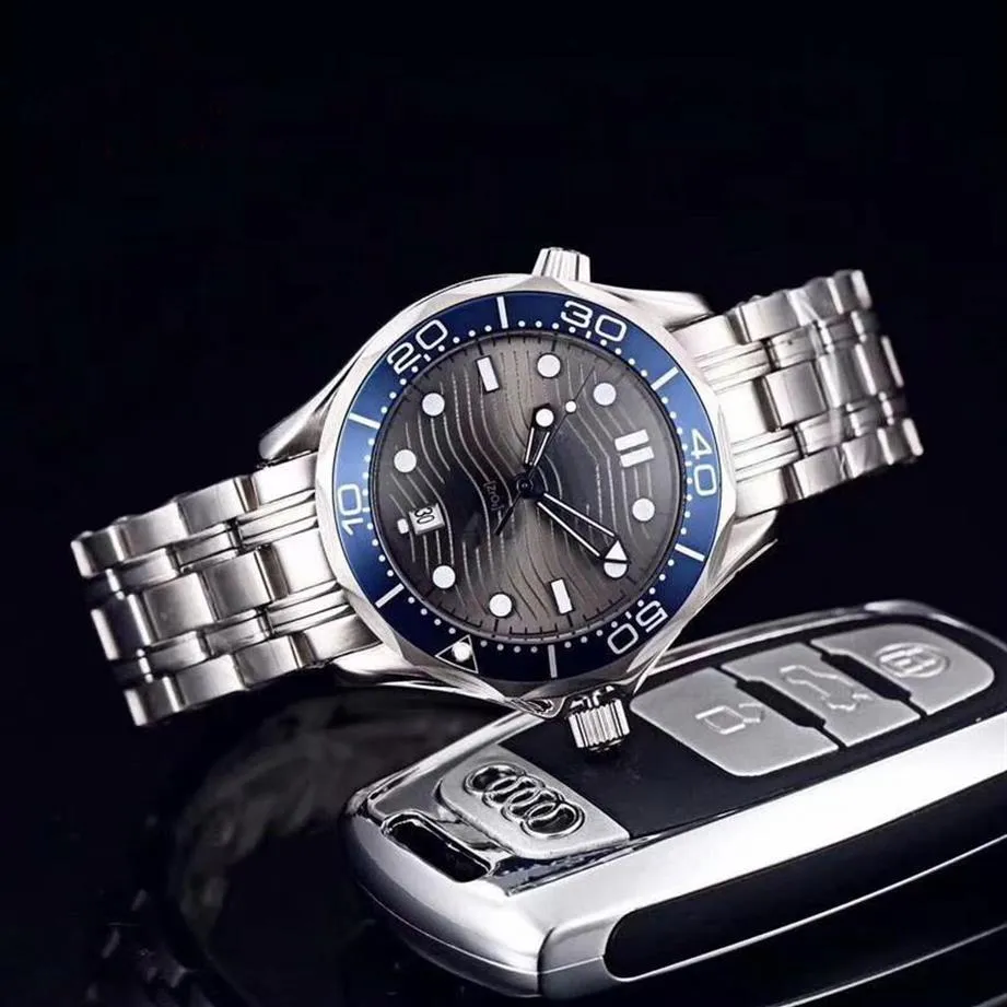 nuovo 2022 qualità mare 007 james mens orologi otto stile 42mm quadrante 300m orologi movimento automatico maschio watch2803