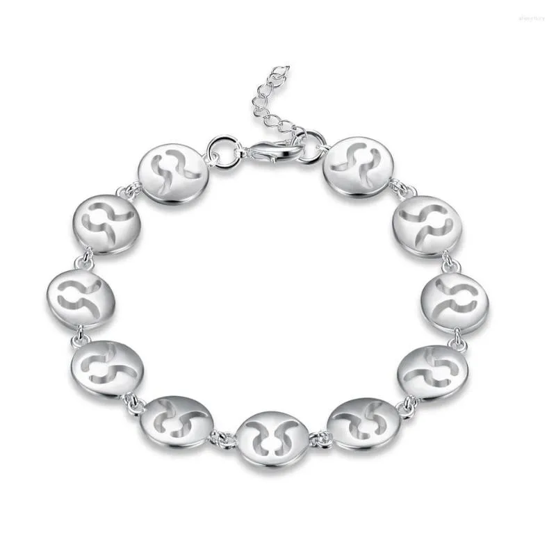 Charm Bracelets Christmas Gift Fashion Bracelet For Women Silver Plated Jewelry Chian Factory Price