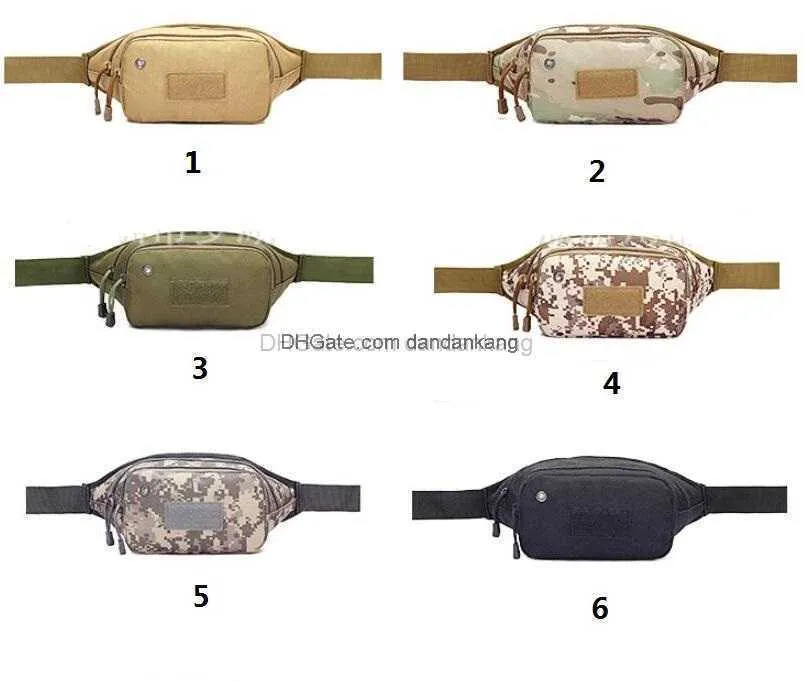 Men cycling waistpack Tactical Molle Pouch Belt chest bag Pocket Military Waist Pack Running hip packs Travel Camping Bags