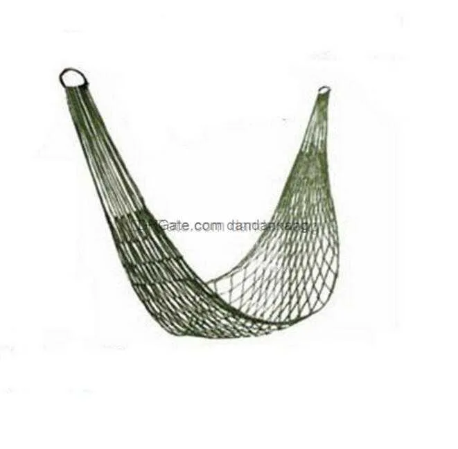 Portable Hanging hammock Canvas Camping Hunting Hammock kids adult hammocks mesh fabric swing Mesh bed free shipping