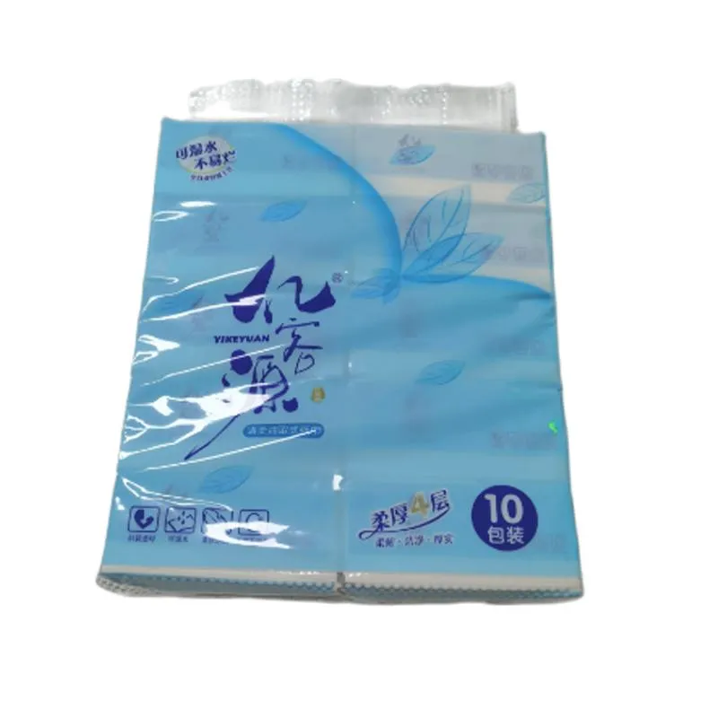 Onderdelen 10 Förpackningar med papperspullande hushålls sanitära servetter Dagliga rengöringshanddukar