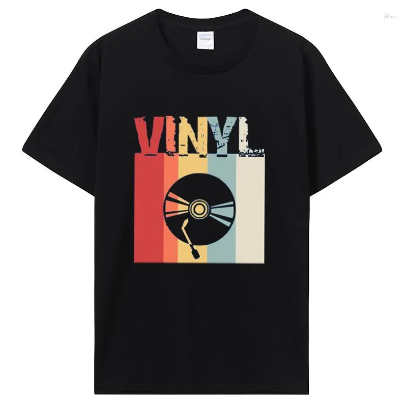 Men's T Shirts Men Clothing Vinyl TShirt Record T-Shirt Shirt Dj Tees Hilarious Boy Girl Cotton Harajuku Streetwear