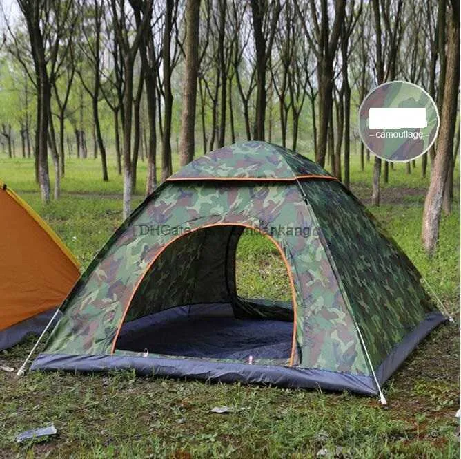 Açık Hızlı Otomatik Açılış Çadırları Pop Up Plaj çadır çadır kamp çadırları 2-3 Kişiler Ultralight Backpacking Çadır Sığınakları