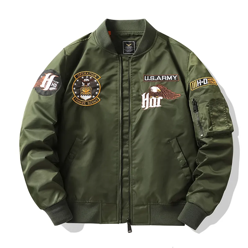 Military Jacket American Eagle Bomber American Eagle Green