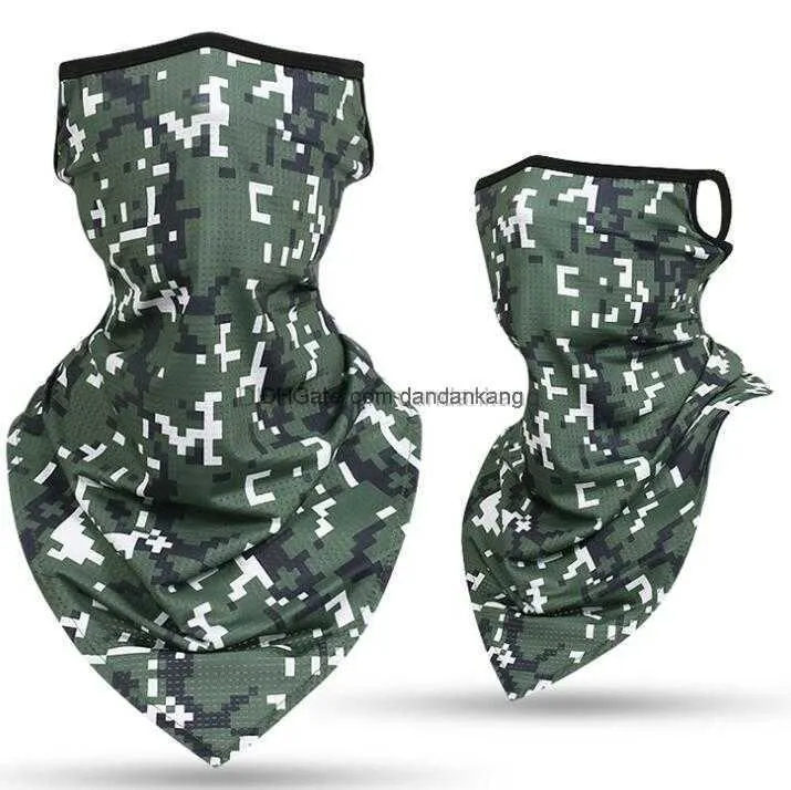 Camouflage Camo Coupe-vent foulards magiques armée tactique Bandanas Écharpe Cache-Cou Écharpes Pêche Cyclisme Bandana hommes Protection du visage Masque Chapeaux