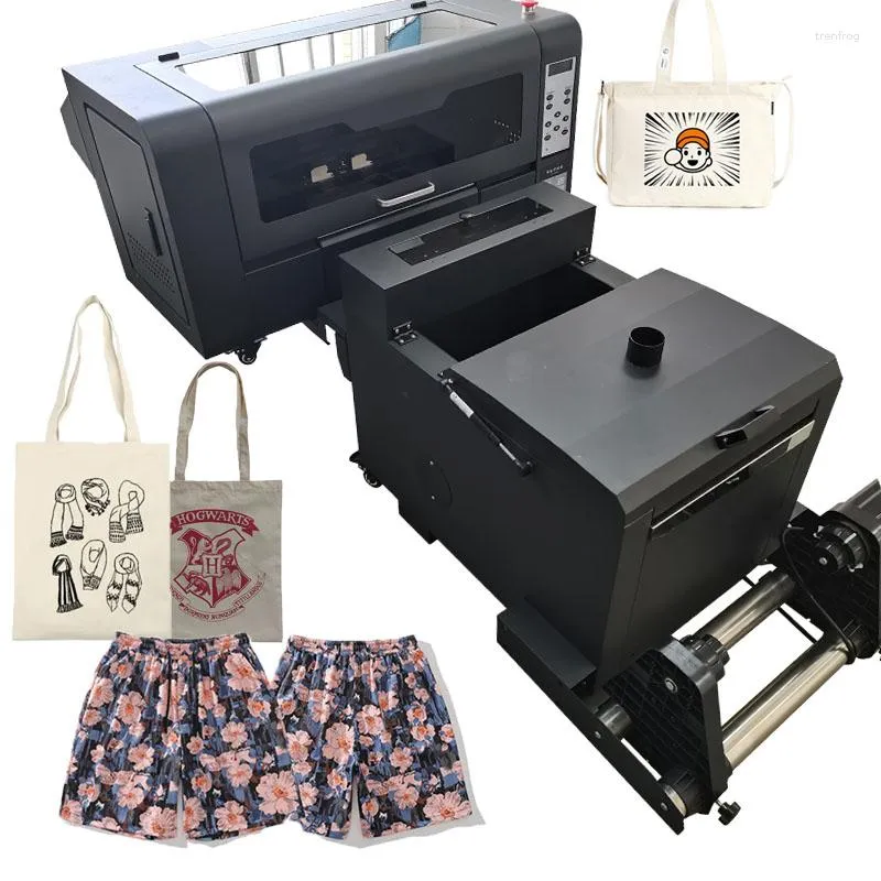 Two Print Head A3 PET Film T-shirt Fabric Clothes Powder Shaking Direct-to-film Dtf Printer