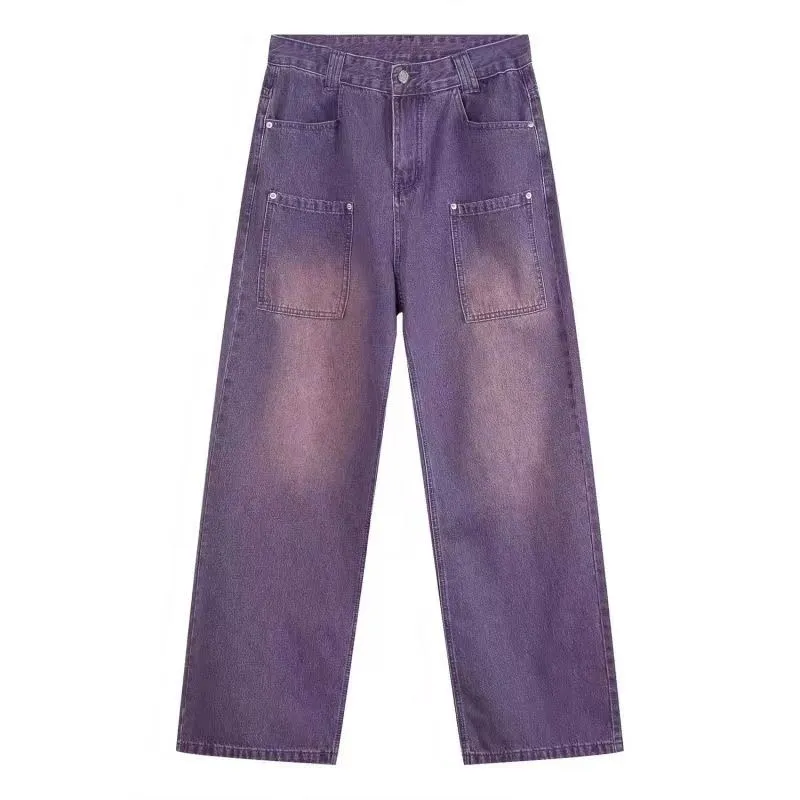 Retro Hip Hop Jeans - Womens & Mens Slim Fit Denim with