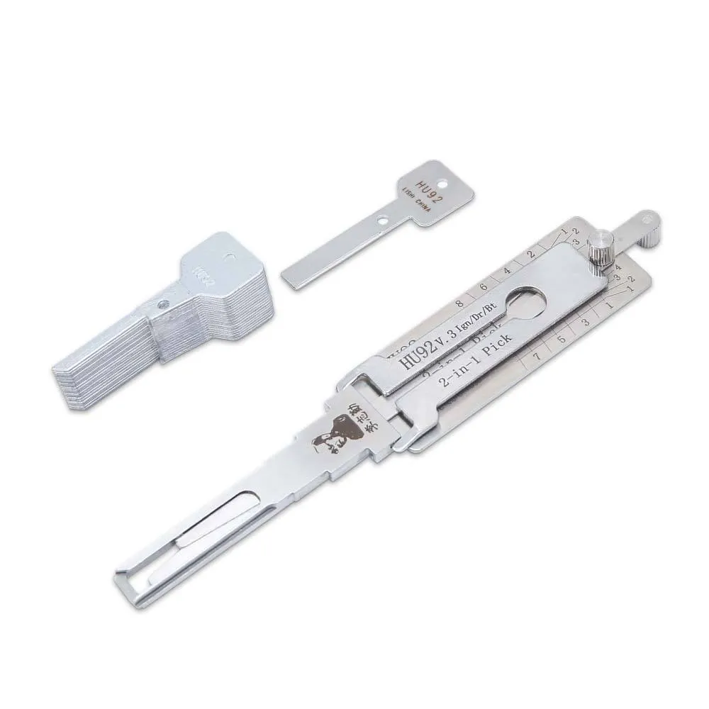 Auto HU100 LiShi 2 En 1 Outil De Crochetage Et Décodeur Pour Voiture, Lecteur De Clé De Voiture, Outils De Serrurier Professionnel (HU100