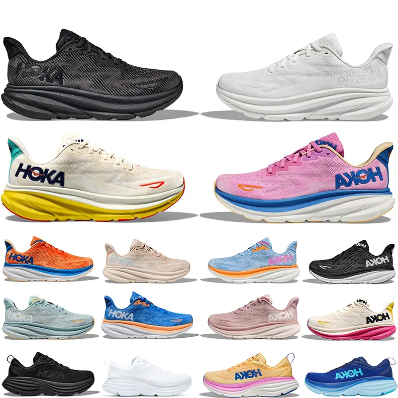 Hoka hokas one one one Bondi Clifton 8 9 zapatos De correr para hombres mujer x 2 3 zapatos De mujer mujer Black Blanc De Blanc zapatillas De deporte para entrenadores