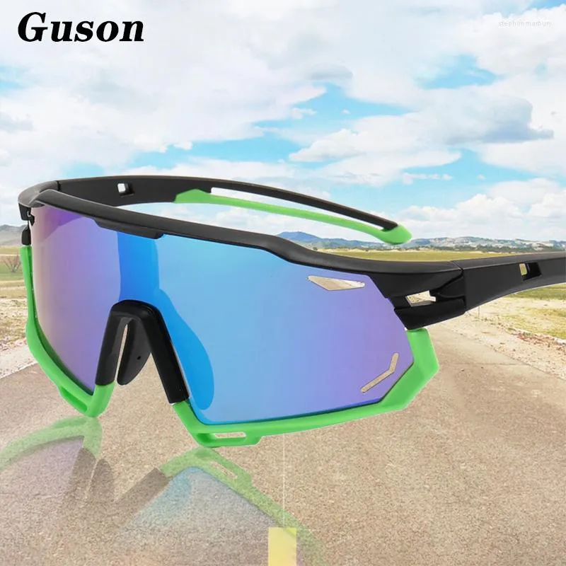 Sunglasses GUSON Polarized Lens Sun Glasses Road Bike Cycling Pochromic Eyewear Sports MTB Mountain Bicycle Goggles UV400