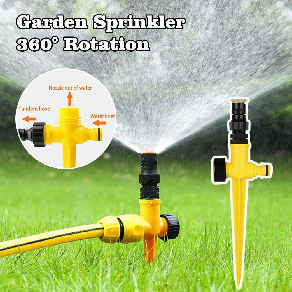 Irrigatore da giardino (verde), 4 irrigatori automatici rotanti a 360°, irrigatore per prato, spruzzatore regolabile per irrigazione di giardino, p | Leroy Merlin
