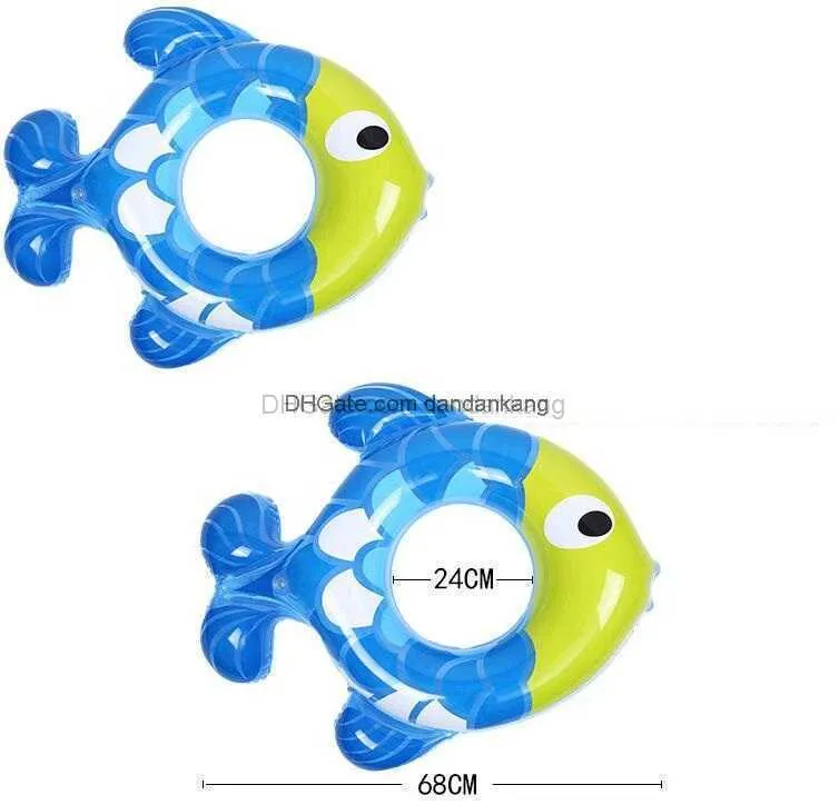 Fish Shaped Inflatable Swimming Ring For Kids Fun Water Float Toy For  Infants And Children Pool Floats For Infants From Dandankang, $3.34