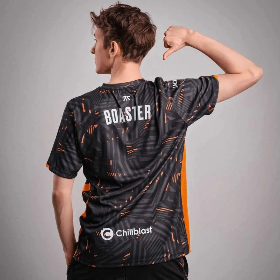 Fnatic 2024 Pro Jersey E-sports T-shirt for Men | Breathable