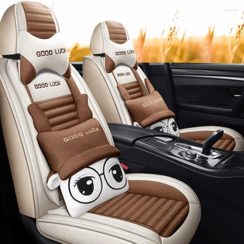 Car Seat Covers Flax Cubre Asientos Para Automovil Fundas De Auto Housse  Siege Voiture For W203 W205 W204 W164 ML W210