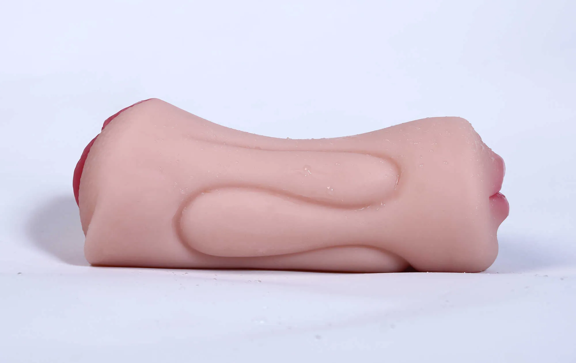 Jouets Sex Doll Masseur Masturbateur pour Hommes Femmes Vaginale Automatique Succion Réaliste Vagin Oral Bouche Artificielle Gorge Profonde avec Langue Dents Silicone Mâle Coupe