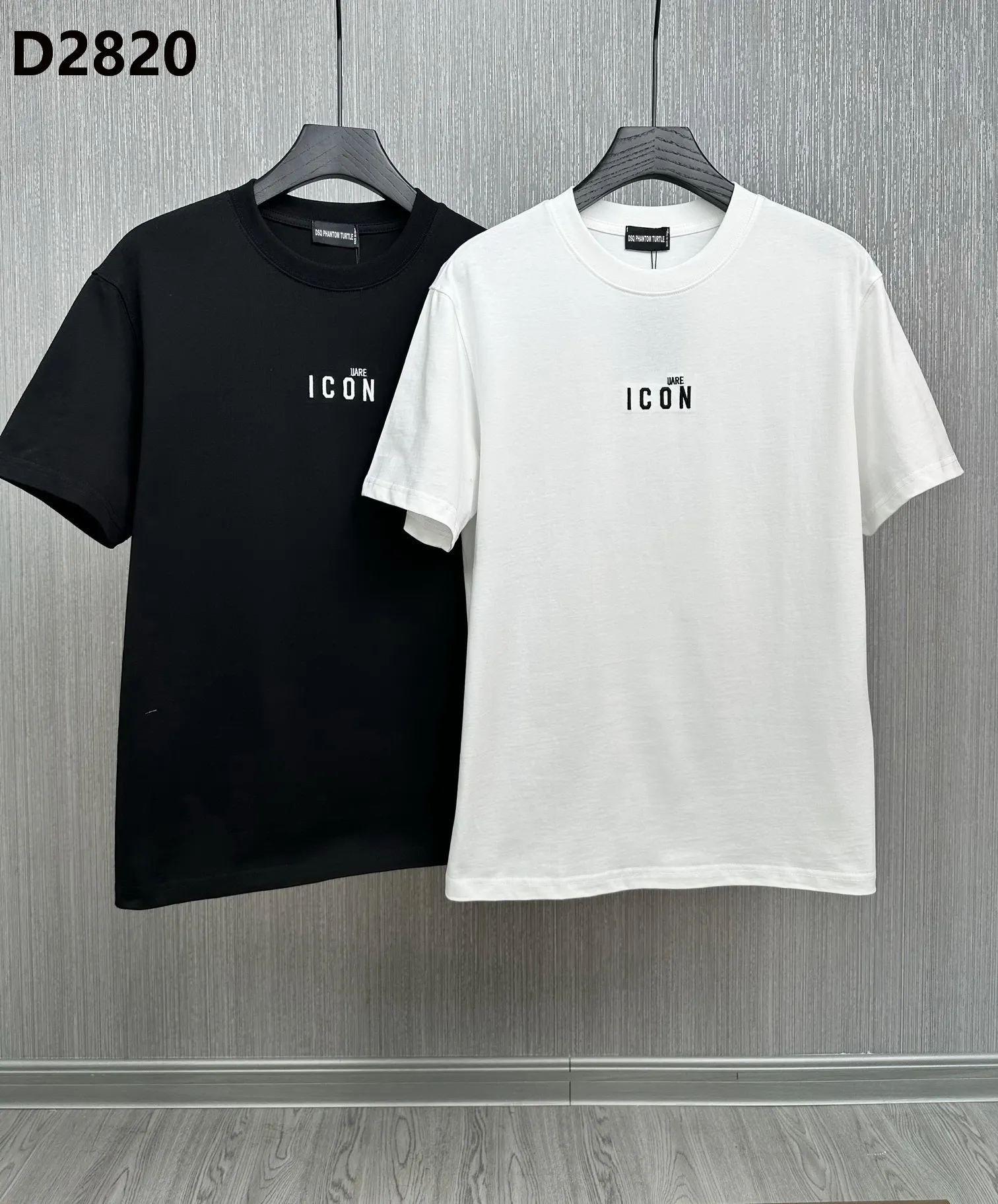 DSQ PHANTOM TURTLE Camisetas para hombre 2023 Nueva camiseta de diseñador para hombre Camisetas de moda de Italia Camiseta de verano para hombre Suave y cómoda 100% algodón Tops 6833