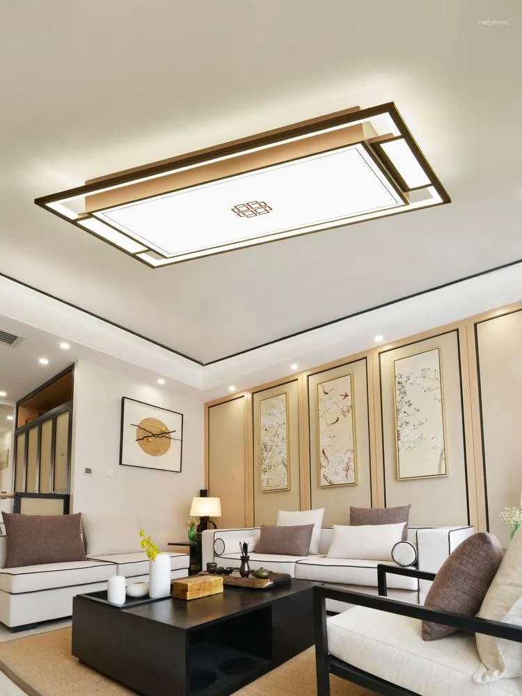 Taklampor minimalistisk kinesisk stil lamprum sovrum ljus modern kreativ matlampor studera konstbelysning