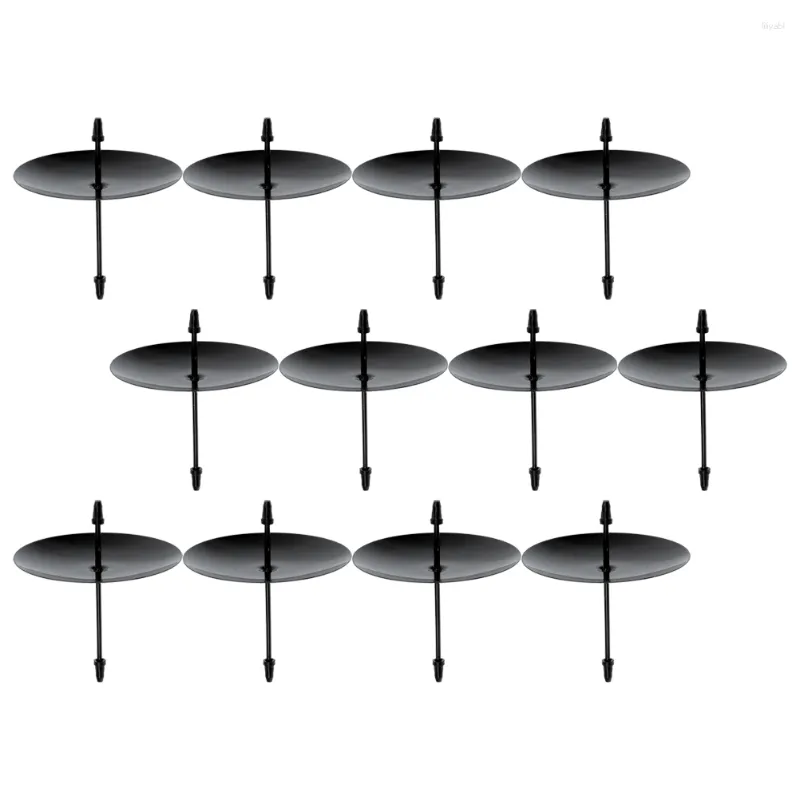 Kandelaars 12 stuks Guirlande Decor Ball Rack Huishouden Theelicht Stand Lade Bevestiging Houder Decoratieve Ijzeren Fixator