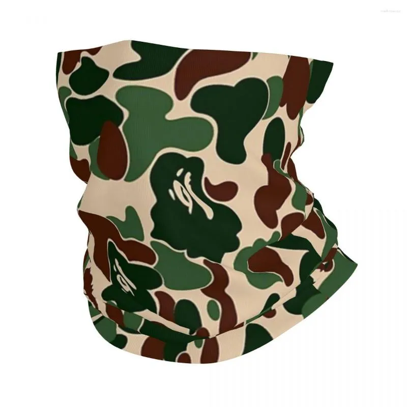 Scarves Military Camouflage Bandana Neck Gaiter Printed Magic Scarf Multifunction Headwear Outdoor Sports Unisex Adult All Season