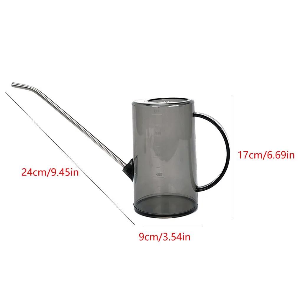 Film Plastic Watering Can Transparent Long Mouth Watering Can Plant Patio Sprinkling Flowers Succulents Household Pot Gardening Tool