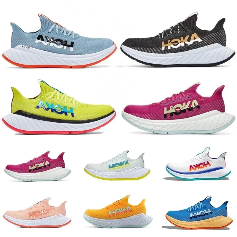 Hoka Уличные кроссовки Carbon x 2 3 Challenger X2 X3 Hokas One Clifton Black White Cloud Free People Бег Прогулка Теннис Мужчины Женщины Кроссовки для бега