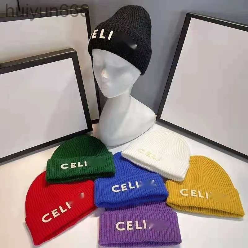Luxury Mens Designer Hats Wool Hat Letter Sticked Skull Caps Main Hat Tide Brand Men and Women Warm Cold Hat Tide Tide Tide