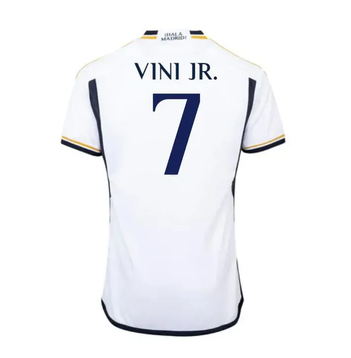 24 25 Vini Jr Soccer Jerseys Bellingham Fans PlayerバージョンCamavinga Tchouameni Valverde Asensio Modric Real Madrid 2025 Football Shirt Men Kids 31 93