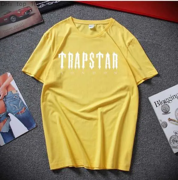 2022 Mens Trapstar t Shirt Designer Men Women Hip Hop Top New T-shirt Summer Fashion Black Sportswear Sweatshirt Clothing Polo 2 trapstar 5PVT