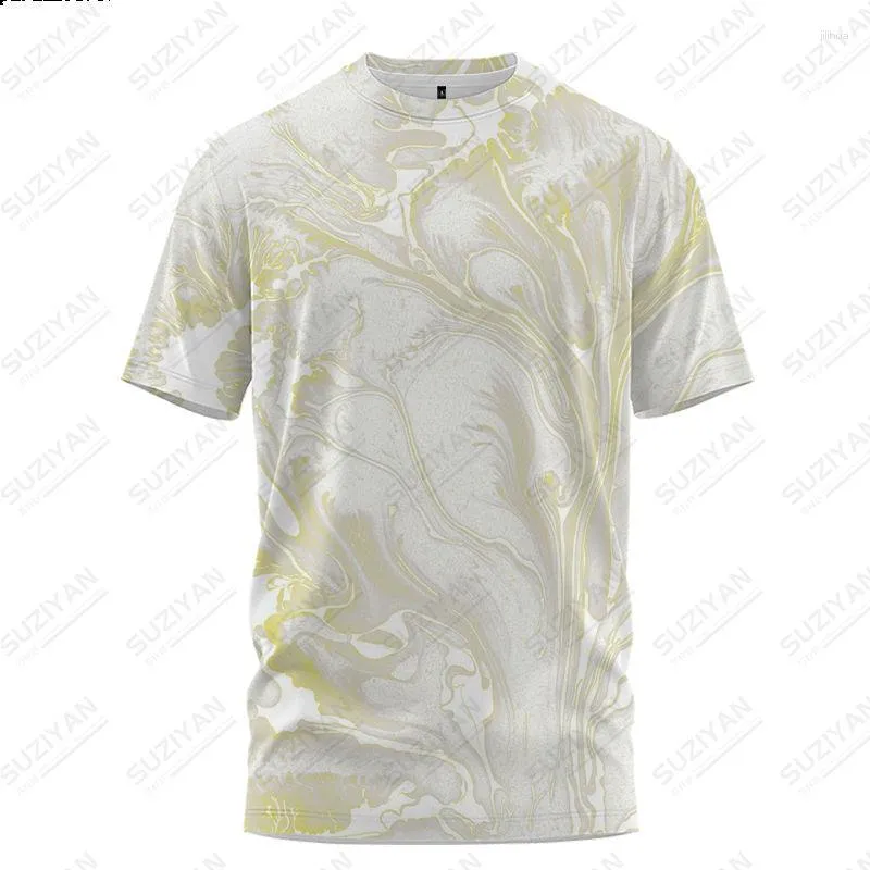Мужские футболки T 2023 плюс размер футболка с коротким рукавом свободный топ повседневная мода простая harajuku 3D-принт