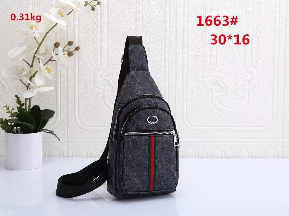 Bolso de Pecho Mochila Bandolera de Cuero Bolso de Hombro para Hombre y  Mujer