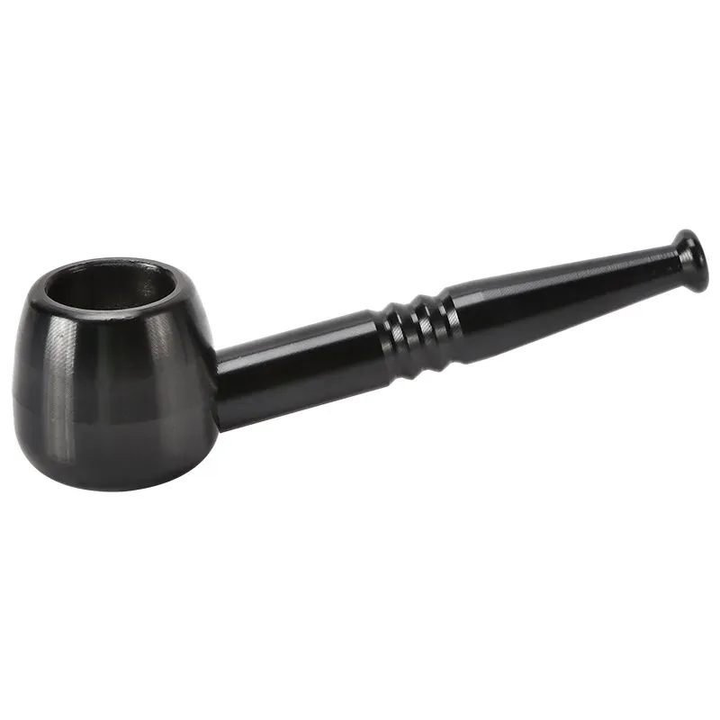 Metal Dry Herb Smoking Pipes with Large Bowls Slides Detachable Pocket Portable Aluminium Hand Pipe Smoke Puff Cigar Device Tool